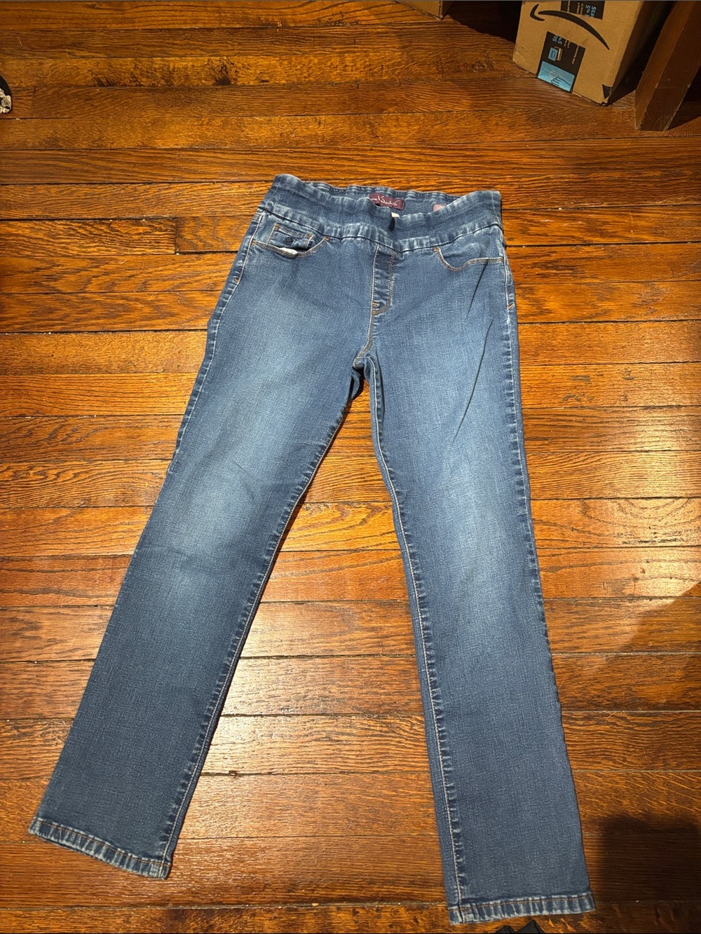 Gloria Vanderbilt Blue Straight Leg Jeans